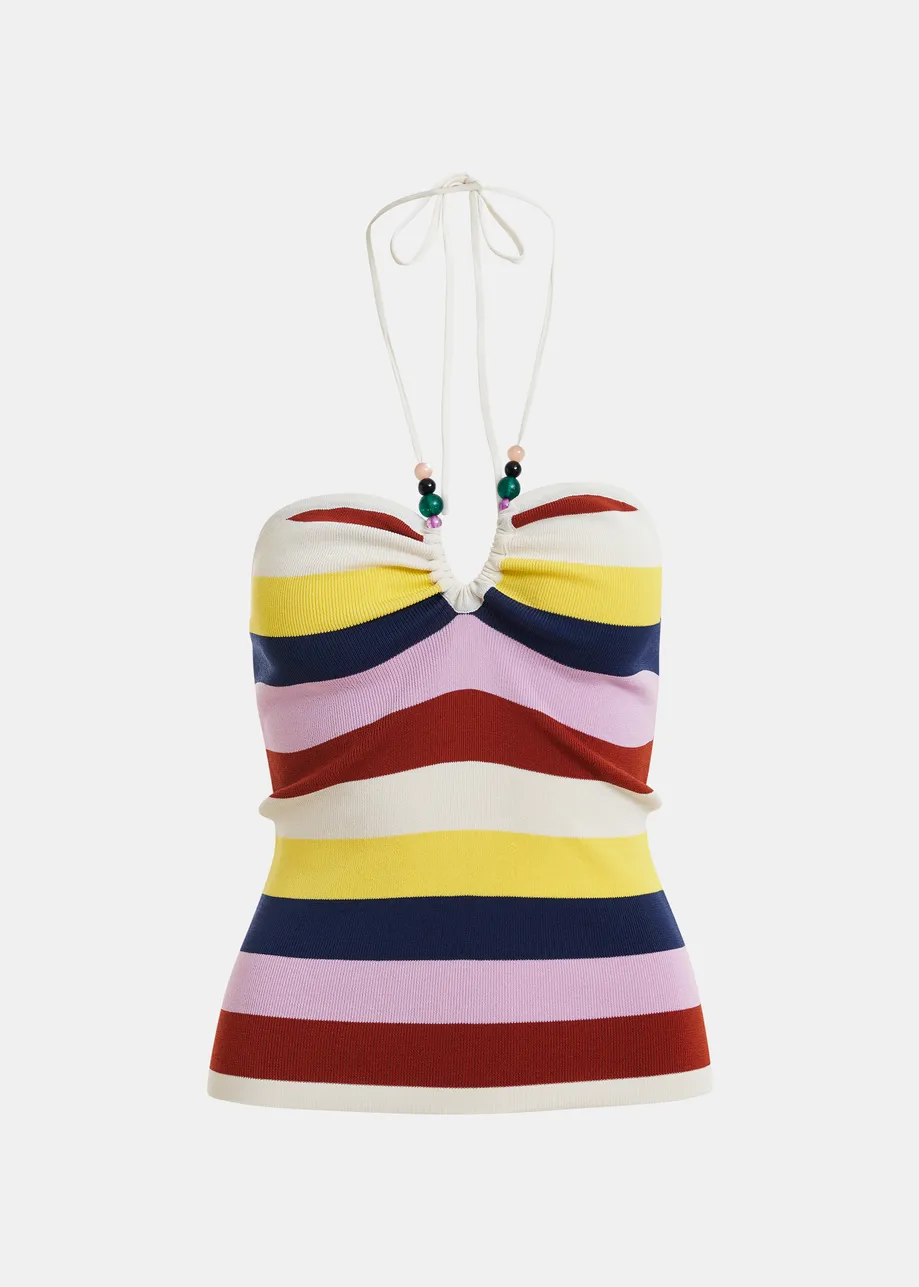 Essentiel Striped Halter Knit - Image 2
