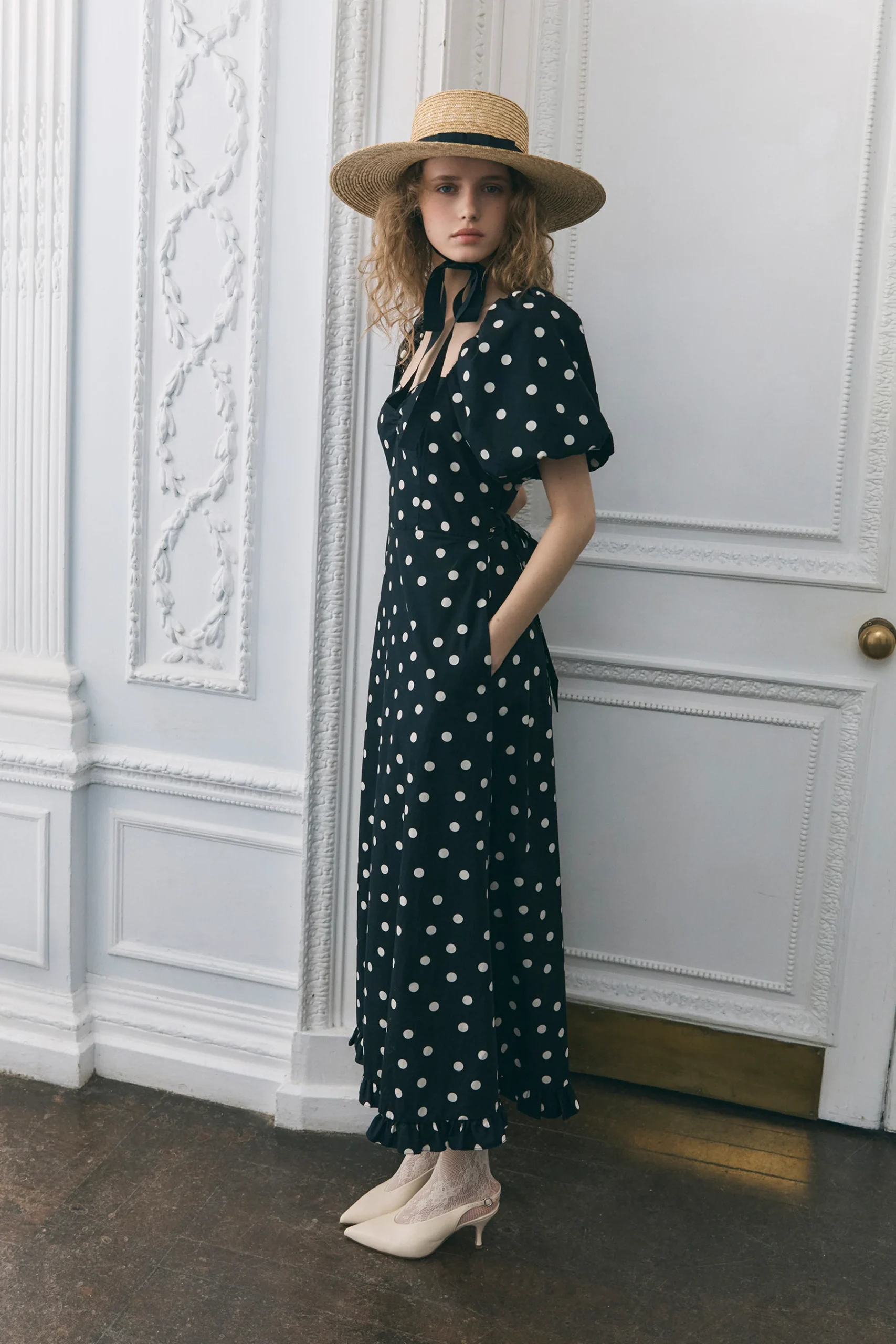 Queens Atlanta Pilka Dot Dress - Image 2