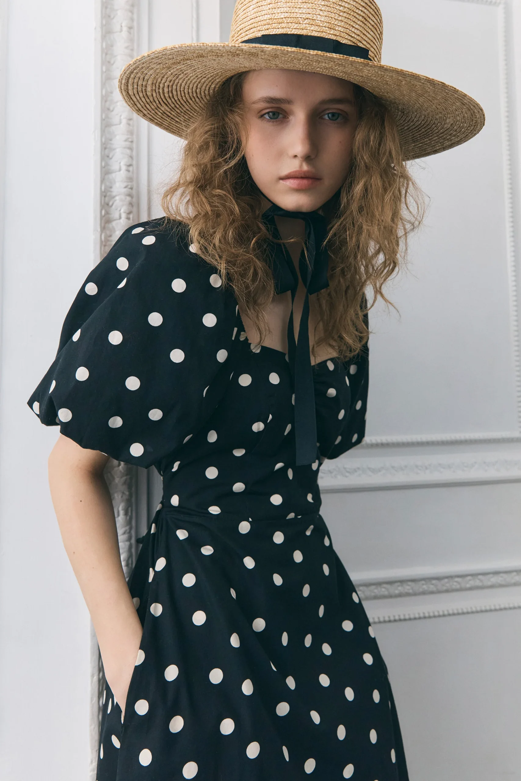 Queens Atlanta Pilka Dot Dress - Image 3